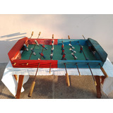 Antiguo Juego De Metegol, Casero, De Mesa San Lorenzo Racing