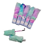 6 Labial Kawaii Con Estuche De Peluche Larga Duración Dif 