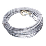 Cable De Acero Galvanizado C/gancho 7x19 5/8  Rollo 40m