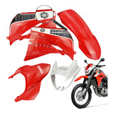 Kit De Carenagem Adesivado Yamaha Xt 660 R Vermelho 2014