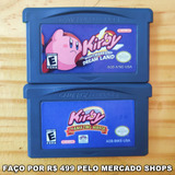 Lote 2 Jogos Kirby 100% Originais Nintendo Game Boy Advance