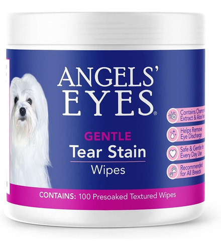 Angels' Eyes Gentle Tear 100 Presoaked Textured Stain Wipes