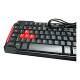 Wit Gamer Red Teclado Multimedia Tu-310m Original