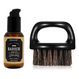 Pack Serum Aceite Barber Primont Y Cepillo Finger Brush