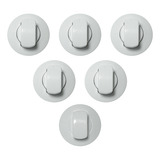 6 Perillas Para Cocina Longvie 14501 Original Blanco