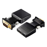 Conversor Adaptador Vga X Hdmi Com Audio