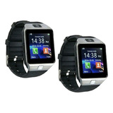 2 X Teléfono Celular Dz09 Smart Smartwatch Chip