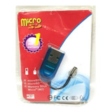 Mini Leitor De Cartão Micro Sd / M2 Adaptador Usb Pendrive