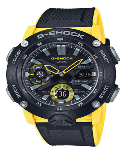 Relógio Casio G-shock Masculino  Ga-2000-1a9dr
