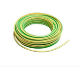 Cable Unipolar 4mm Pvc Verde/amarillo Argenplas (x Metro)