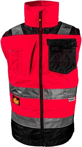 Chaleco Impermeable Alta Visibilidad Berserker Bk820 Reflej