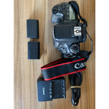 Canon Eos 70d + 2 Baterias + Cargador Original