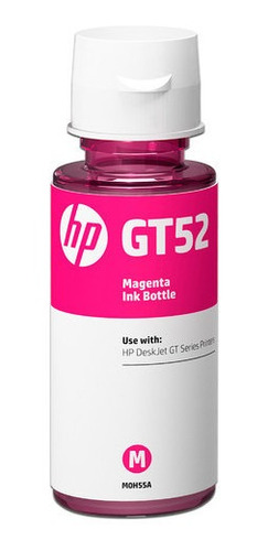 Botella De Tinta Original Magenta Hp Gt52 (m0h55al).