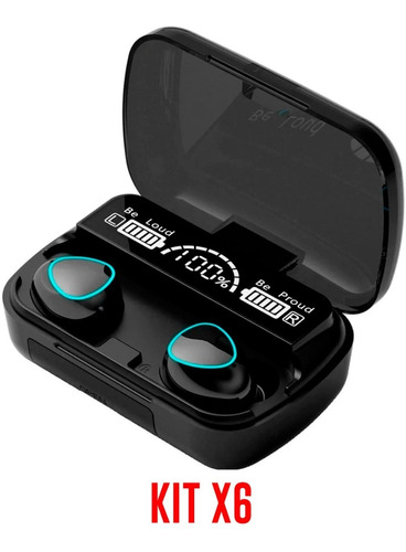 Kit X6 Auriculares Inalámbricos Bluetooth Cargador M10 Pro