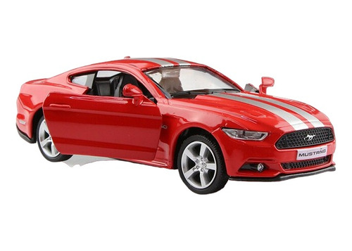 Auto Escala 1:36 Ford Mustang Gt Rojo Coleccionable