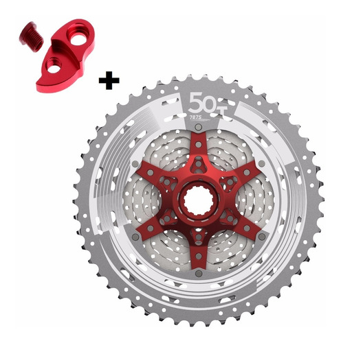 K7 Cassete Bike Mx80 11v Index 11-50 Cog  50 Sunrace + Brind