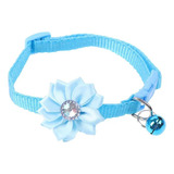 Collar Con Campana De Flores Para Perro Y Gato Pequeño  Corr