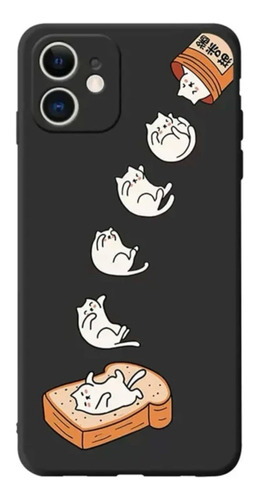 Funda Para iPhone Con Diseño De Gatitos