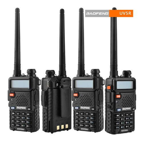 Walkie-talkie Baofeng Analogical Uv-5r - Preto 100v/240v