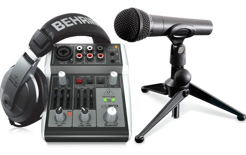 Kit Podcast Studio 2 Behringer Usb Home Studio Shop Guitar