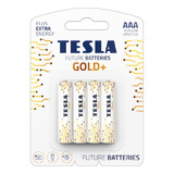 Pila Aaa Tesla Gold+ Blister De 4 Pilas 