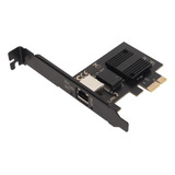 Placa De Rede Pcie 10/100/1000/2500 Mbps Com Pino Revestido