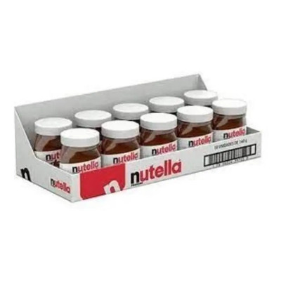 Creme Avelã Cacau Ferrero Nutella Original 10unidades 140gr | Parcelamento sem juros