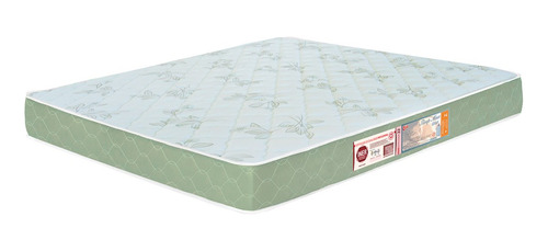 Colchão Casal Queen Sleep Max D33 158x198x25cm Branco/verde