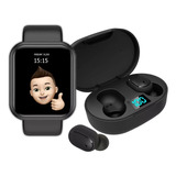 Kit Phone Bluetooth Fone Com Microfone + Smartwatch Watch  N