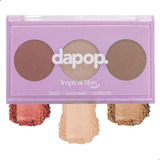 Paleta Trio De Contorno Iluminador Blush Tropical Skin Dapop