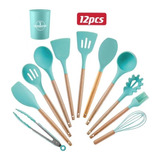 Set Utensilios De Cocina Antiadherentes De Silicona 12pcs