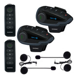 Kit Intercomunicadores X 2 Gadnic G800  Bluetooth Casco Moto