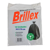 Pack De 10 Bolsas De Basura Brillex 50x70