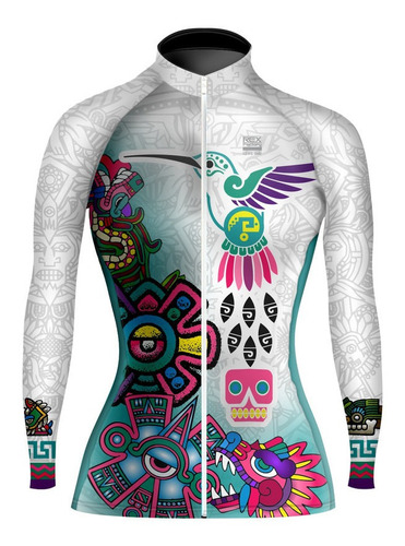 Ropa De Ciclismo Jersey Maillot Dama Mujer Manga Larga 733