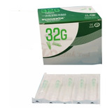 Agujas Mesoterapia 32g 4mm - 100 Unidades Por Caja