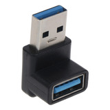 Adaptador Usb 3.0 Macho A Hembra, Extensión De 90 Grados, Ri