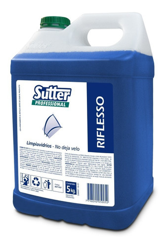 Limpia Vidrios Concentrado Sutter Riflesso X 5 Litros