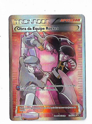 Pokemon Obra Da Equipe Rocket Full Art Fusão De Destinos