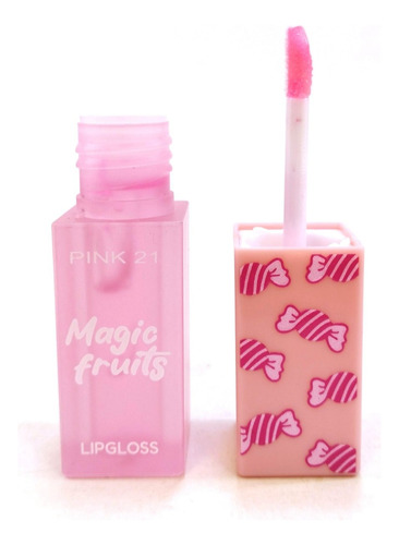 Brillo Labial Lipgloss 6 Sabores Magic Fruits De Pink 21