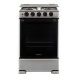 Cocina Patrick Diseño Cp9656i A Gas/eléctrica 4 Hornallas  Inoxidable 220v Puerta Con Visor 59.2l