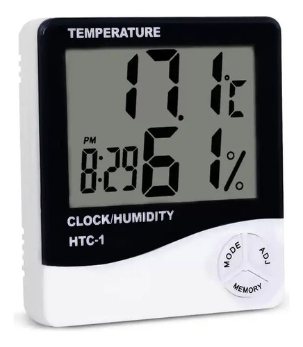 Termohigrometro Digital Higrometro Termometro Alarma Reloj