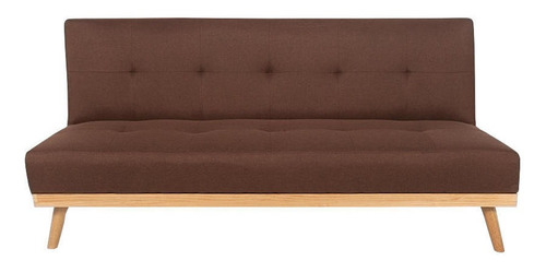 Sofa Cama 3 Cuerpos Enok Color Chocolate