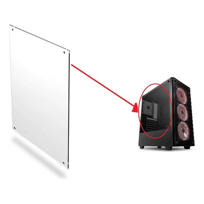 Tampa De Acrílico Gabinete Gamer Pichau Kazan