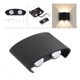 Arbotante Muro Led 4 Luzs Para Interior/exterior Ip65