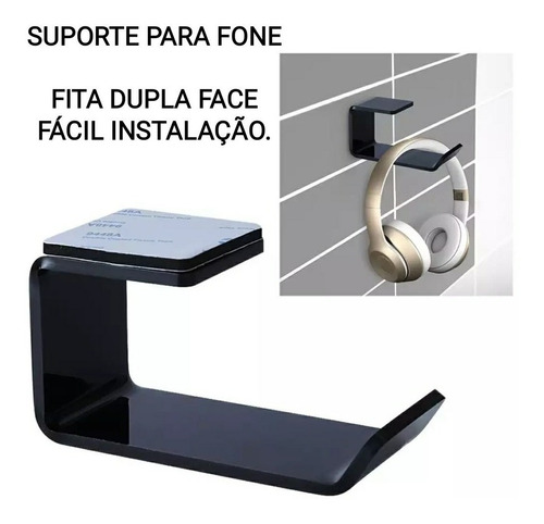 Suporte De Mesa Fone De Ouvido Headphon Headset Envio Rapido