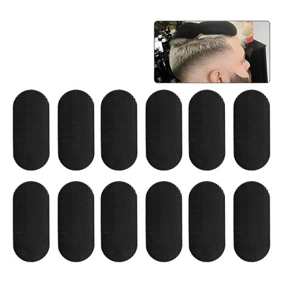 12 Pzas Pinzas Para Cabello Hair Gripper Accesorios Barbería Negro
