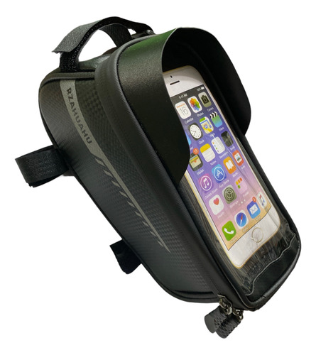 Bolso Alforfa Porta Celular Y Auriculares Para Bicicleta