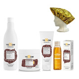 Kit Shampoo + Mask + Leave In Cond+ Serum Nutritive Yellow