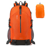 Nanwei Mochila Impermeable 50l Para Senderismo Montañismo Color Naranja