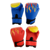 2 Pares Guantes De Entrenamiento De Boxeo De Niños Diseño